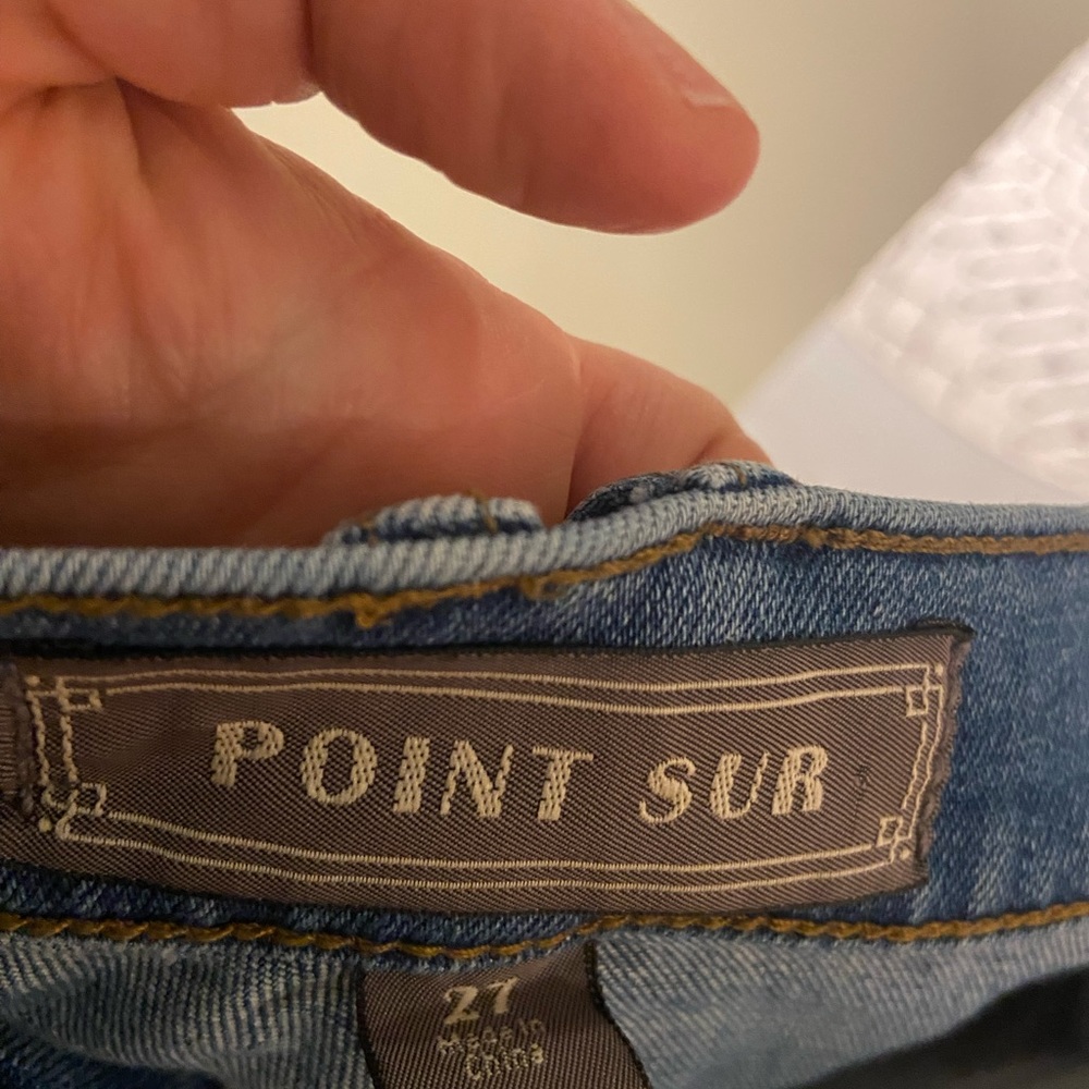 Point sur for jcrew embroidered jeans
